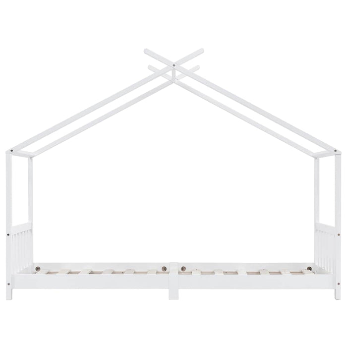 Cadru pat de copii, alb, 90 x 200 cm, lemn masiv de pin - WALTI WALTI