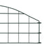 Set gard de grădină arcuit, verde, 77,3 x 26 cm - WALTI WALTI