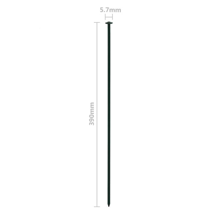 Set gard de grădină arcuit, verde, 77,3 x 26 cm - WALTI WALTI