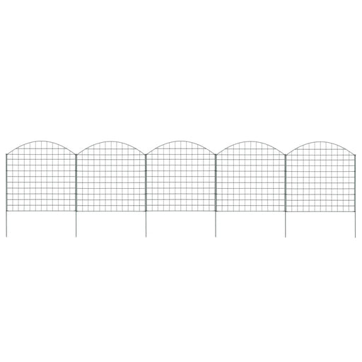 Set gard de grădină arcuit, verde, 77,5 x 78,5 cm - WALTI WALTI