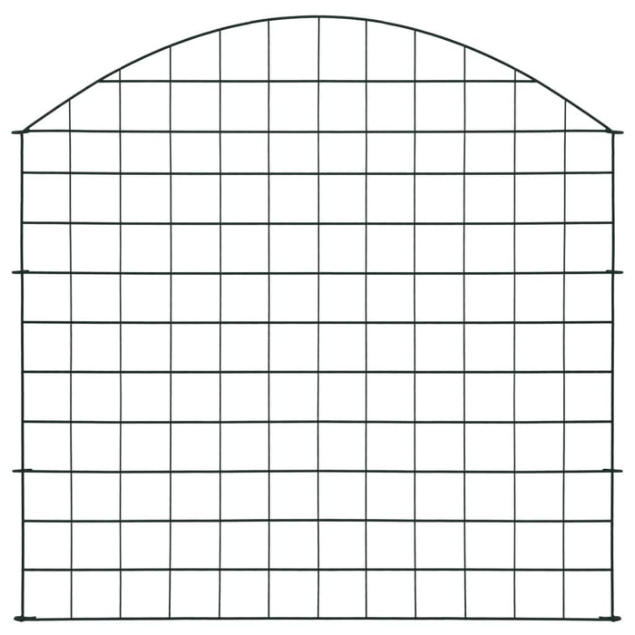 Set gard de grădină arcuit, verde, 77,5 x 78,5 cm - WALTI WALTI