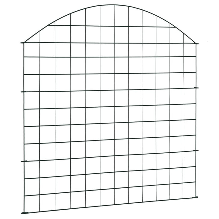 Set gard de grădină arcuit, verde, 77,5 x 78,5 cm - WALTI WALTI