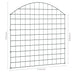 Set gard de grădină arcuit, verde, 77,5 x 78,5 cm - WALTI WALTI