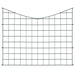 Set gard de grădină arcuit concav, verde, 77,5 x 64 cm - WALTI WALTI