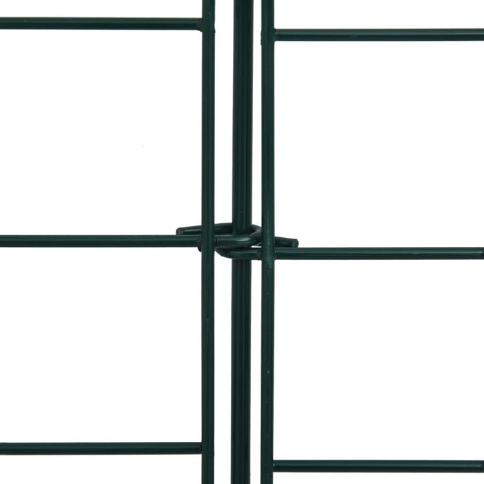 Set gard de grădină arcuit concav, verde, 77,5 x 64 cm - WALTI WALTI