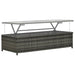 Set mobilier de grădină cu perne, 4 piese, antracit, poliratan - WALTI WALTI