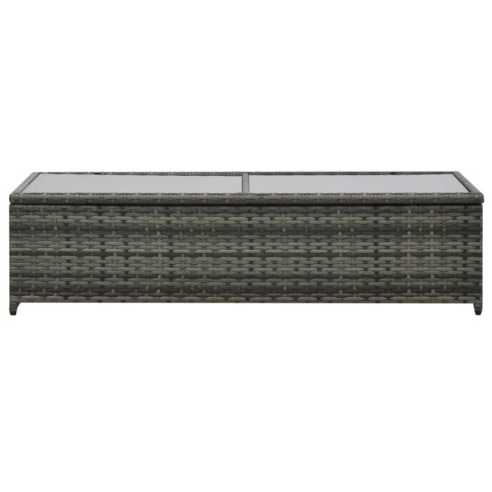 Set mobilier de grădină cu perne, 4 piese, antracit, poliratan - WALTI WALTI