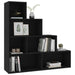Bibliotecă/Separator cameră, negru 155x24x160 cm lemn prelucrat - WALTI WALTI