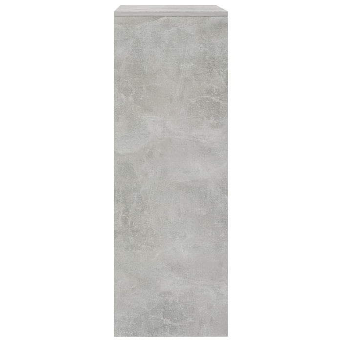 Dulap cu 6 sertare, gri beton, 50x34x96 cm, lemn prelucrat - WALTI WALTI