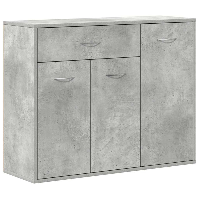 Dulap, gri beton, 88 x 30 x 70 cm, lemn prelucrat - WALTI WALTI