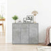Dulap, gri beton, 88 x 30 x 70 cm, lemn prelucrat - WALTI WALTI