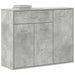 Dulap, gri beton, 88 x 30 x 70 cm, lemn prelucrat - WALTI WALTI