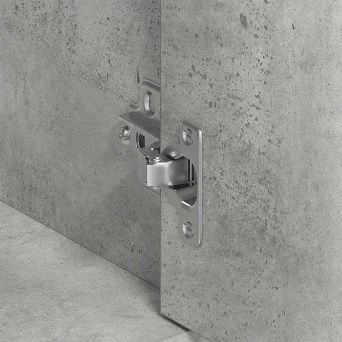 Dulap, gri beton, 88 x 30 x 70 cm, lemn prelucrat - WALTI WALTI