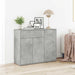 Dulap, gri beton, 88 x 30 x 70 cm, lemn prelucrat - WALTI WALTI
