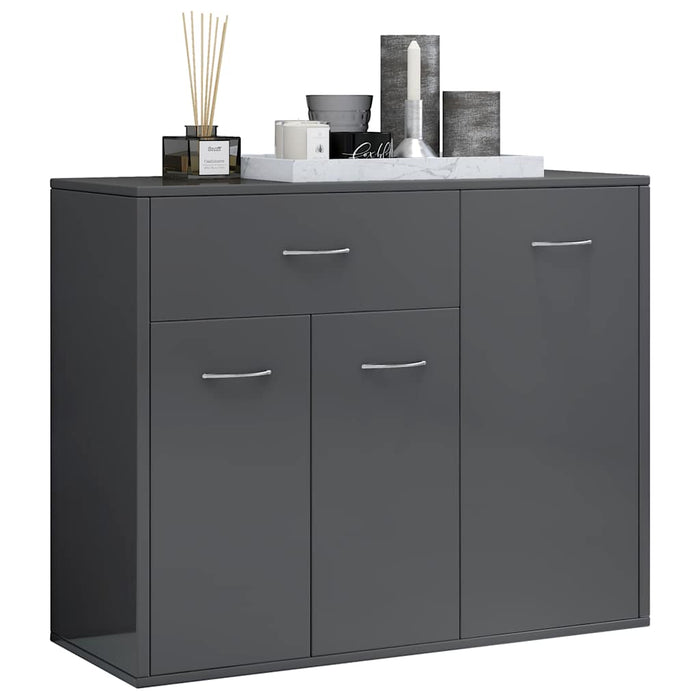 Dulap, gri extralucios, 88x30x70 cm, lemn prelucrat WALTI