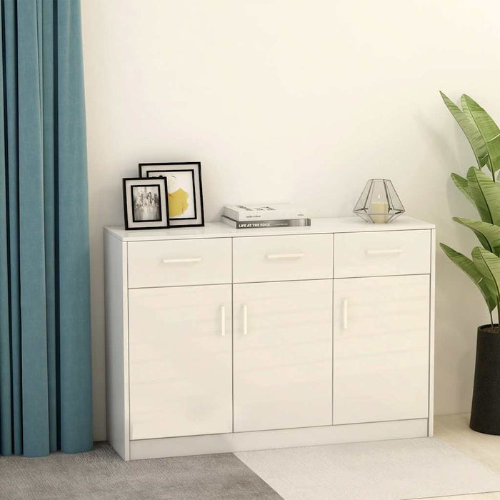 Dulap, alb, 110 x 30 x 75 cm, lemn prelucrat WALTI