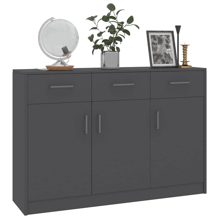 Dulap, gri, 110x30x75 cm, lemn prelucrat WALTI