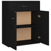 Dulap, negru, 60x30x75 cm, lemn prelucrat - WALTI WALTI