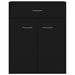 Dulap, negru, 60x30x75 cm, lemn prelucrat - WALTI WALTI