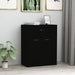 Dulap, negru, 60x30x75 cm, lemn prelucrat - WALTI WALTI