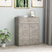Dulap, gri beton, 60x30x75 cm, lemn prelucrat - WALTI WALTI