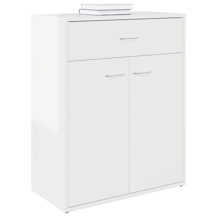 Dulap, alb extralucios, 60x30x75 cm, lemn prelucrat WALTI