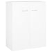 Dulap, alb, 60x30x75 cm, lemn prelucrat - WALTI WALTI