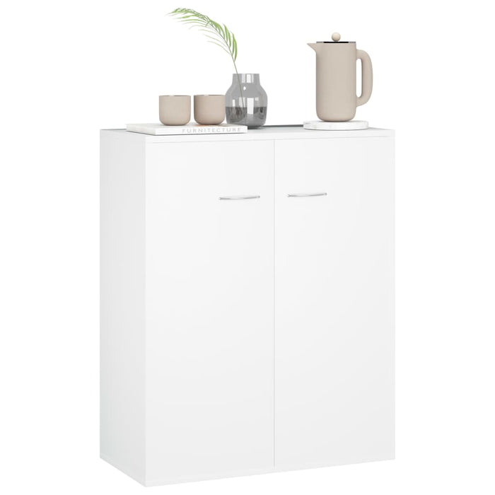 Dulap, alb, 60x30x75 cm, lemn prelucrat - WALTI WALTI