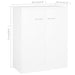Dulap, alb, 60x30x75 cm, lemn prelucrat - WALTI WALTI