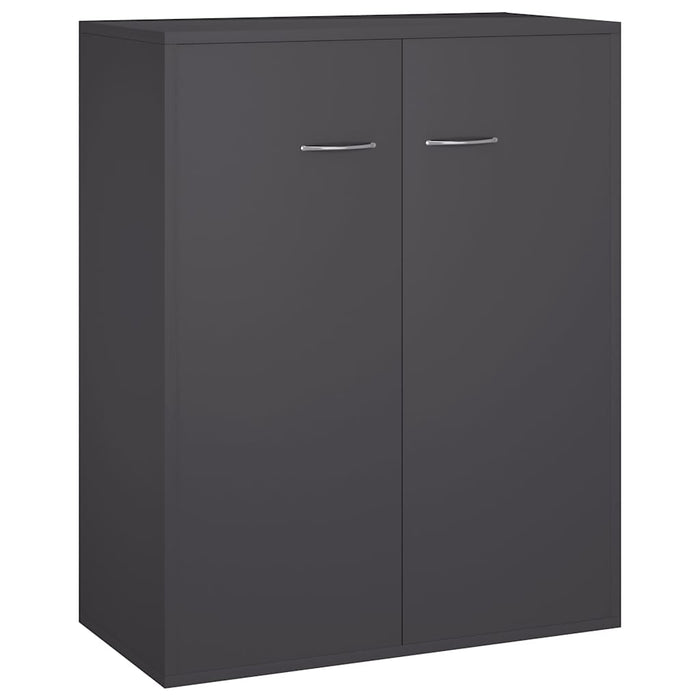 Dulap, gri, 60x30x75 cm, lemn prelucrat WALTI
