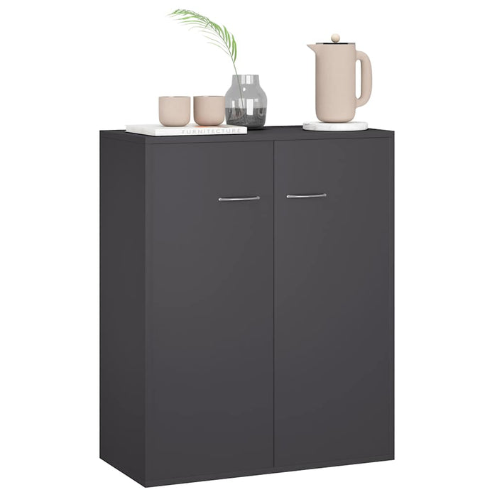 Dulap, gri, 60x30x75 cm, lemn prelucrat WALTI