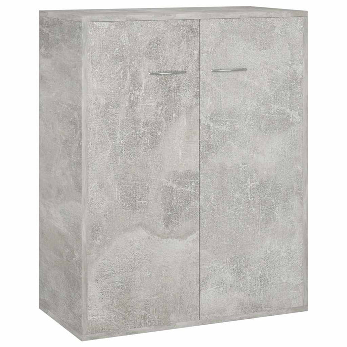 Dulap, gri beton, 60x30x75 cm, lemn prelucrat - WALTI WALTI