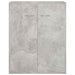 Dulap, gri beton, 60x30x75 cm, lemn prelucrat - WALTI WALTI