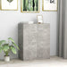 Dulap, gri beton, 60x30x75 cm, lemn prelucrat - WALTI WALTI