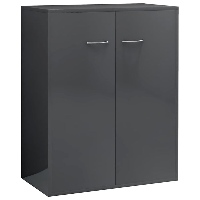 Dulap, gri extralucios, 60x30x75 cm, lemn prelucrat WALTI