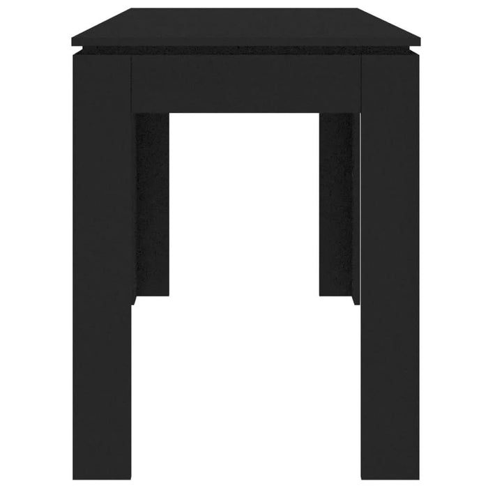Masă de bucătărie, negru, 120 x 60 x 76 cm, PAL - WALTI WALTI