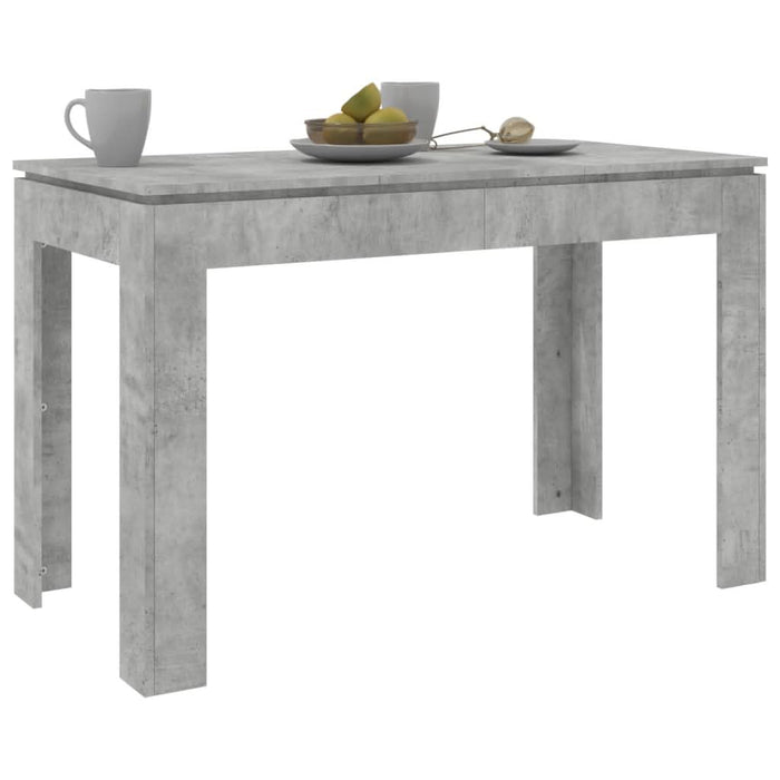 Masă de bucătărie, gri beton, 120x60x76 cm, lemn prelucrat - WALTI WALTI
