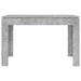 Masă de bucătărie, gri beton, 120x60x76 cm, lemn prelucrat - WALTI WALTI