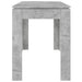 Masă de bucătărie, gri beton, 120x60x76 cm, lemn prelucrat - WALTI WALTI