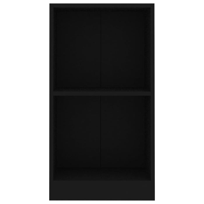 Bibliotecă, negru, 40x24x75 cm, lemn prelucrat WALTI