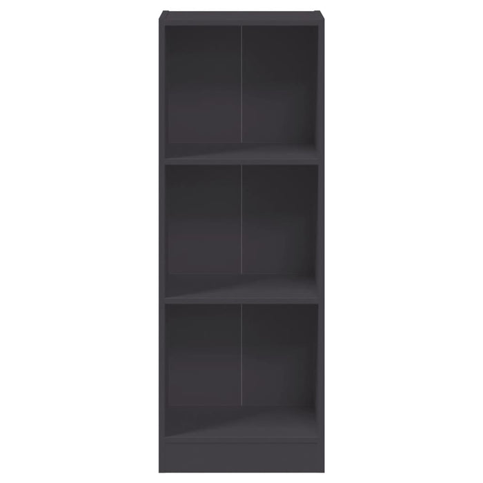 Bibliotecă cu 3 rafturi, alb, 40x24x109 cm, lemn compozit - WALTI WALTI