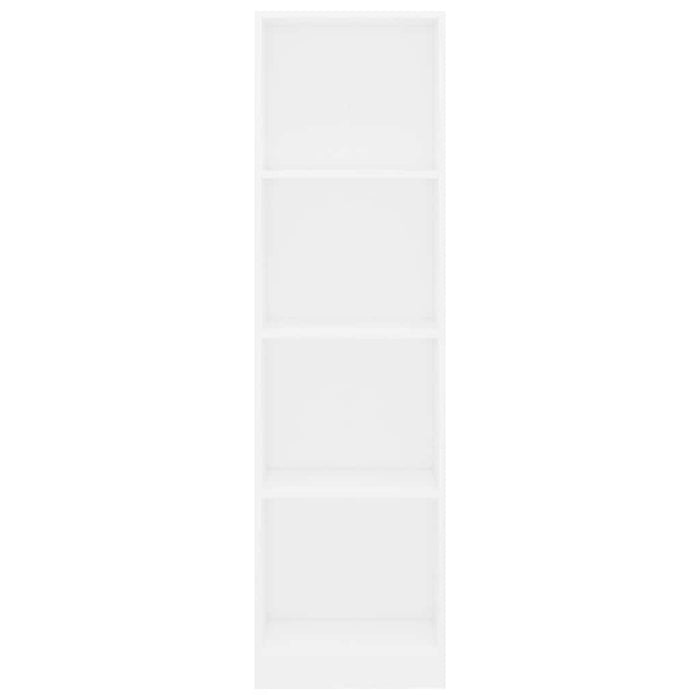 Bibliotecă cu 4 rafturi, alb, 40x24x142 cm, lemn prelucrat WALTI