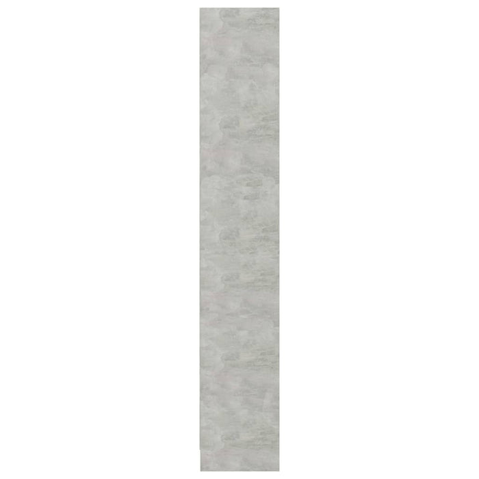 Bibliotecă cu 4 rafturi gri beton, 40x24x142 cm, lemn prelucrat WALTI