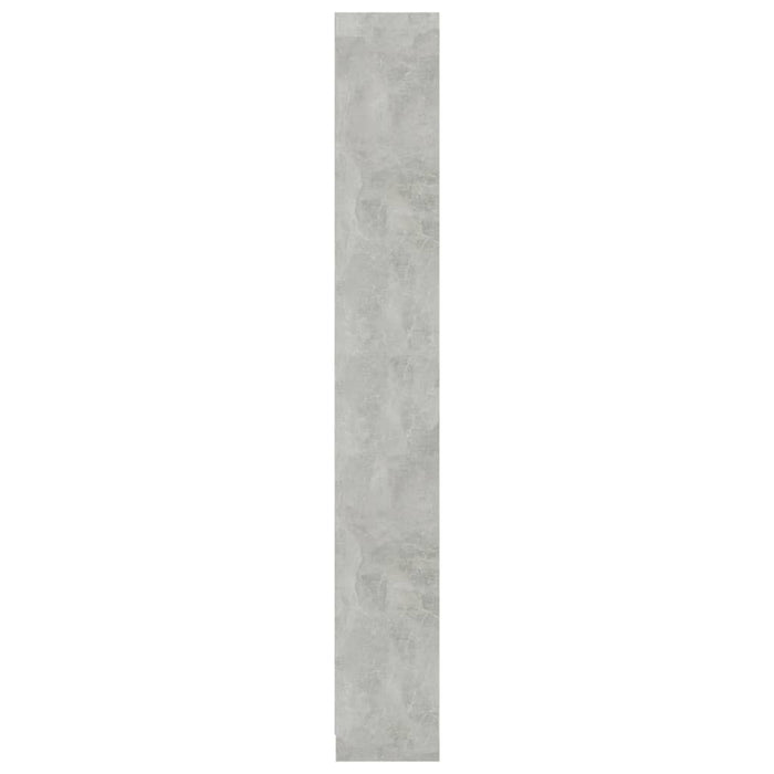 Bibliotecă cu 5 rafturi, gri beton, 40x24x175 cm lemn prelucrat WALTI