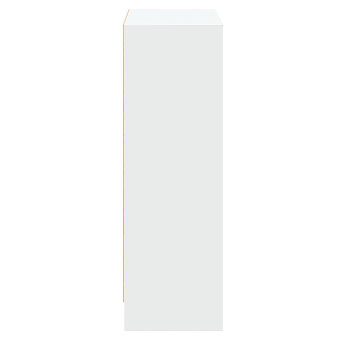 Bibliotecă, alb, 60x24x76 cm, lemn compozit - WALTI WALTI
