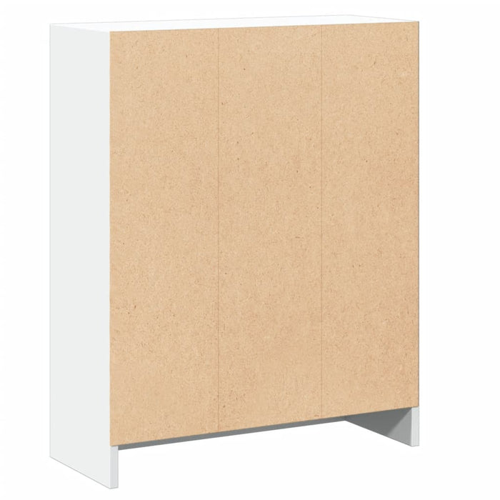 Bibliotecă, alb, 60x24x76 cm, lemn compozit - WALTI WALTI
