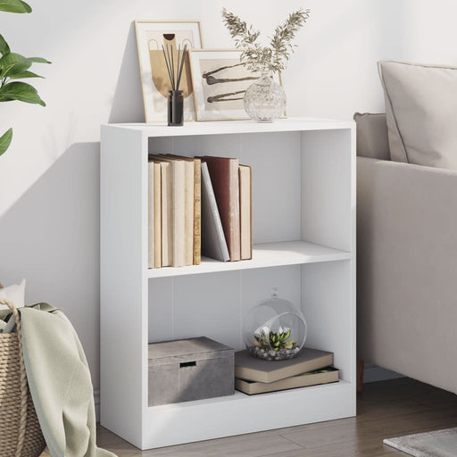 Bibliotecă, alb, 60x24x76 cm, lemn compozit - WALTI WALTI