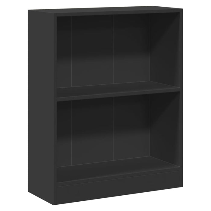 Bibliotecă, negru, 60x24x76 cm, lemn compozit - WALTI WALTI