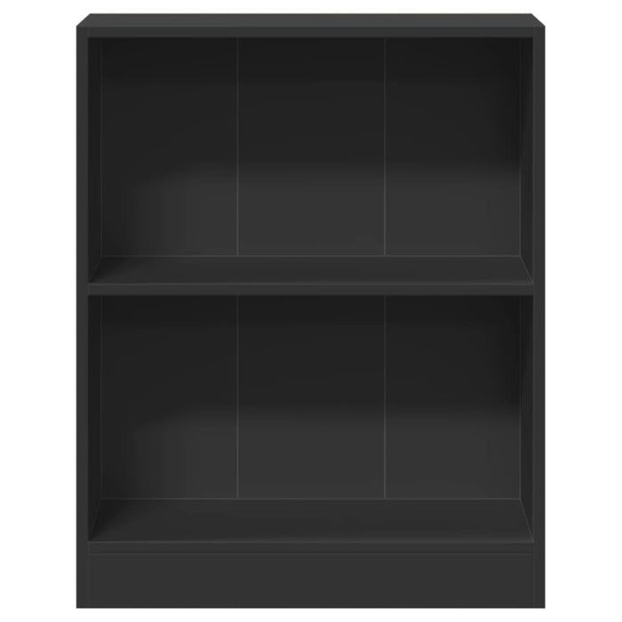 Bibliotecă, negru, 60x24x76 cm, lemn compozit - WALTI WALTI