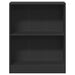 Bibliotecă, negru, 60x24x76 cm, lemn compozit - WALTI WALTI